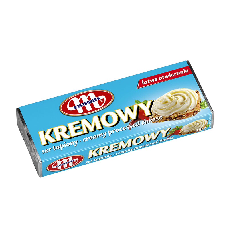 Сир плавлений вершковий, ТМ "Mlekovita", 100г