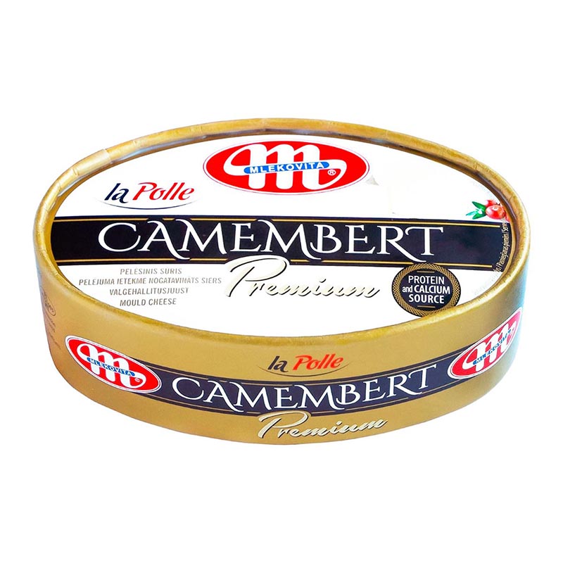 Сир камамбер La Polle Premium, ТМ "Mlekovita", 180г