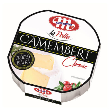 Сир камамбер La Polle, ТМ "Mlekovita", 120г