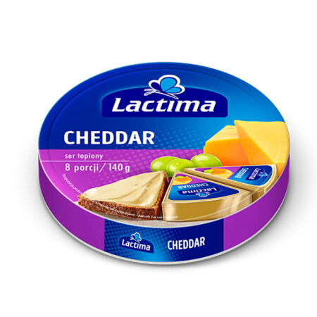 Сир порційний "Чеддер", ТМ "Lactima", 120г