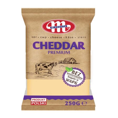 Сир Чеддер "Млековіта", фасований 250г