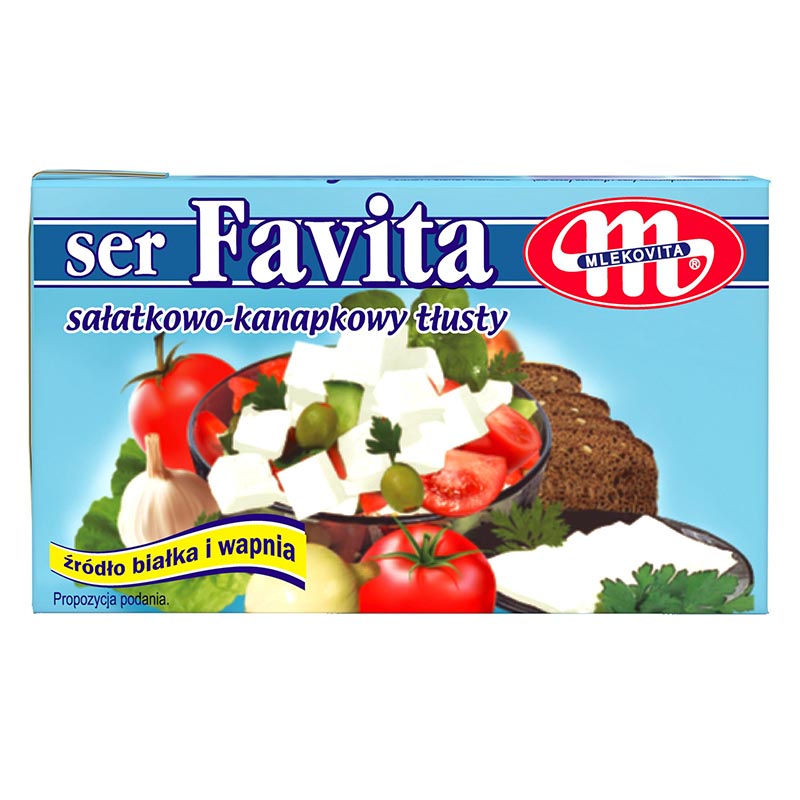 Сир фета “Фавіта”, ТМ “Mlekovita”, 270 г