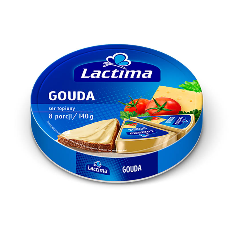 Сир порційний "Гауда", ТМ "Lactima", 120г