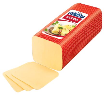 Сир Гауда, TM "Polmlek", брус 3кг