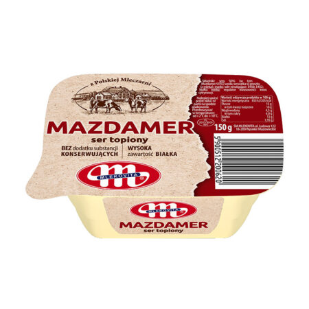 Сир плавлений намазка Маздамер, ТМ "Mlekovita", 150г