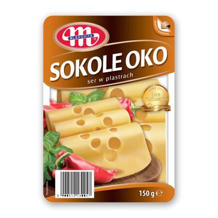 Нарізка сиру "Соколине око" ТМ "Млековіта" 150г