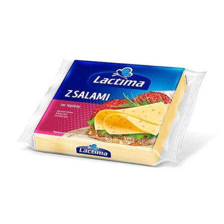Сир тостовий "З салямі", ТМ "Lactima", 130г
