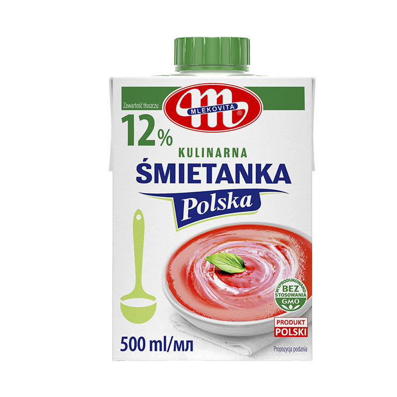 Вершки "Млековіта", 12% жирності, 500 мл